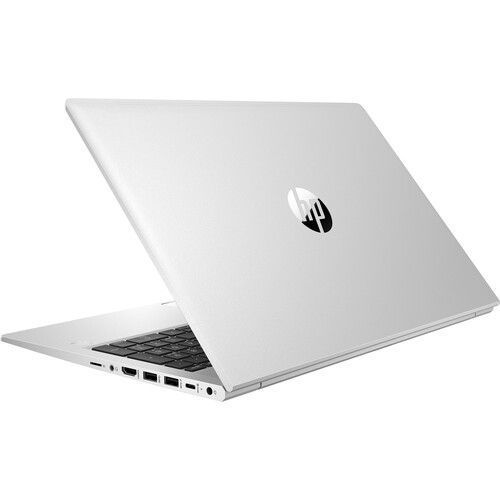1-5 HP EliteBook 830 G7 laptop, closed and viewed from the side, highlighting its sleek design.
