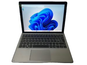 Dell Latitude 7210 2-in-1 laptop, shown with the screen detached from the keyboard, highlighting its tablet form