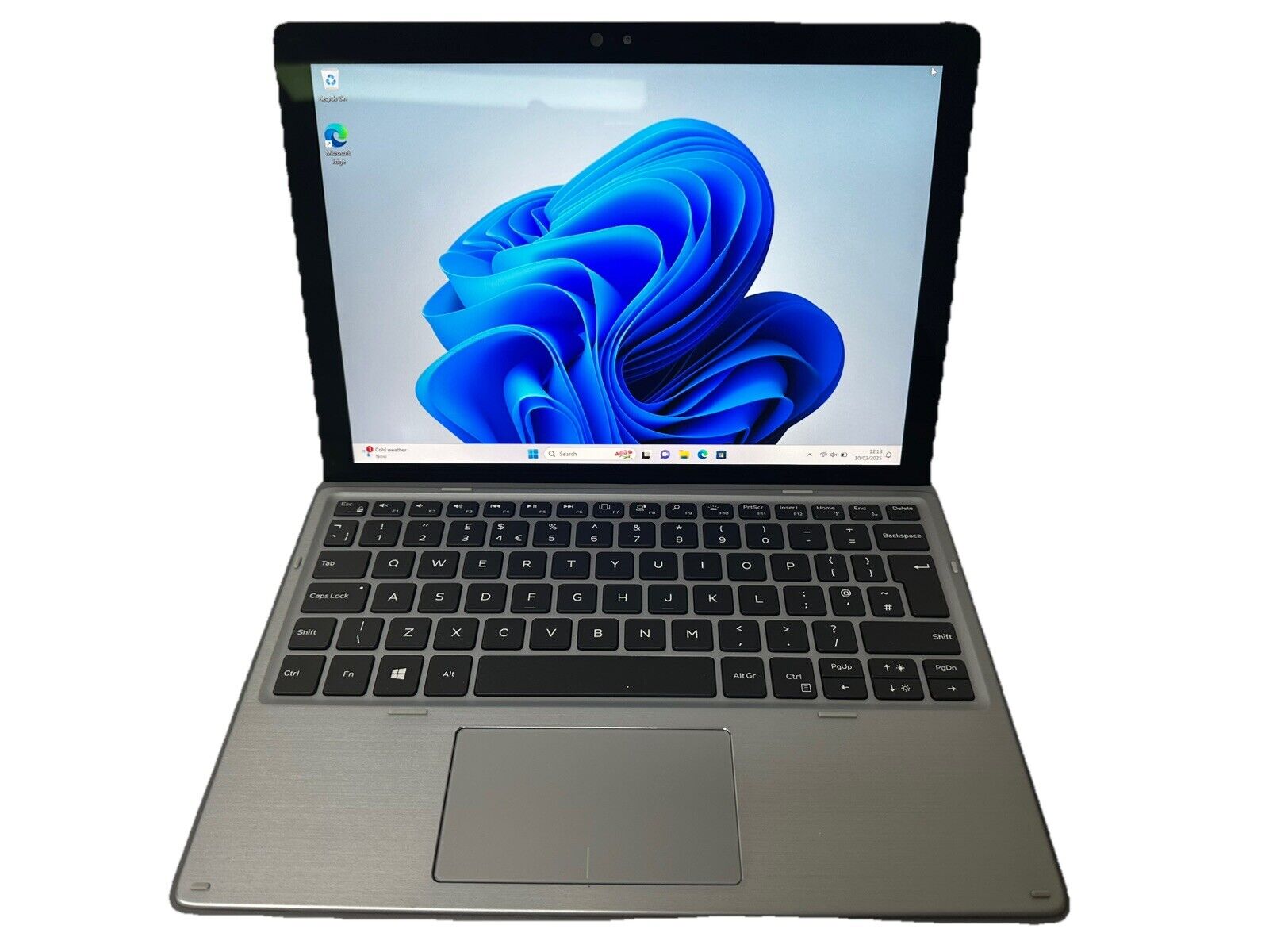 s-l1600 (2) Dell Latitude 7210 2-in-1 laptop, shown with the screen detached from the keyboard, highlighting its tablet form.